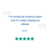 Healing Alternatives | Our Eczema Cream with CBD and Borage has five star reviews and it helps to soothe itchy skin and reduce inflammation caused by Eczema.