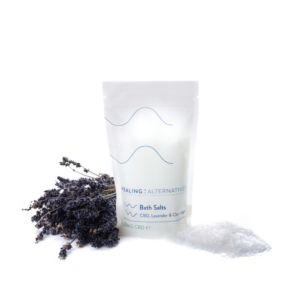 CBD Bath Salts. Lavender & Clary Sage. 200g
